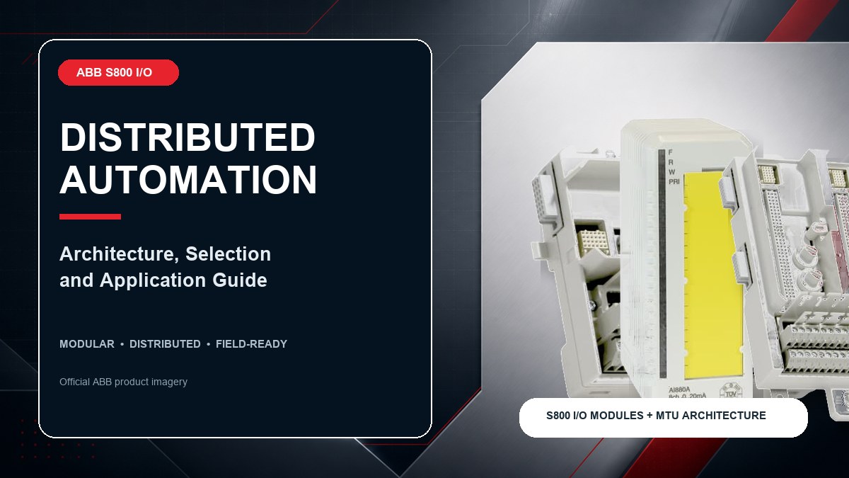 ABB S800 I/O Modules for Distributed Automation Systems