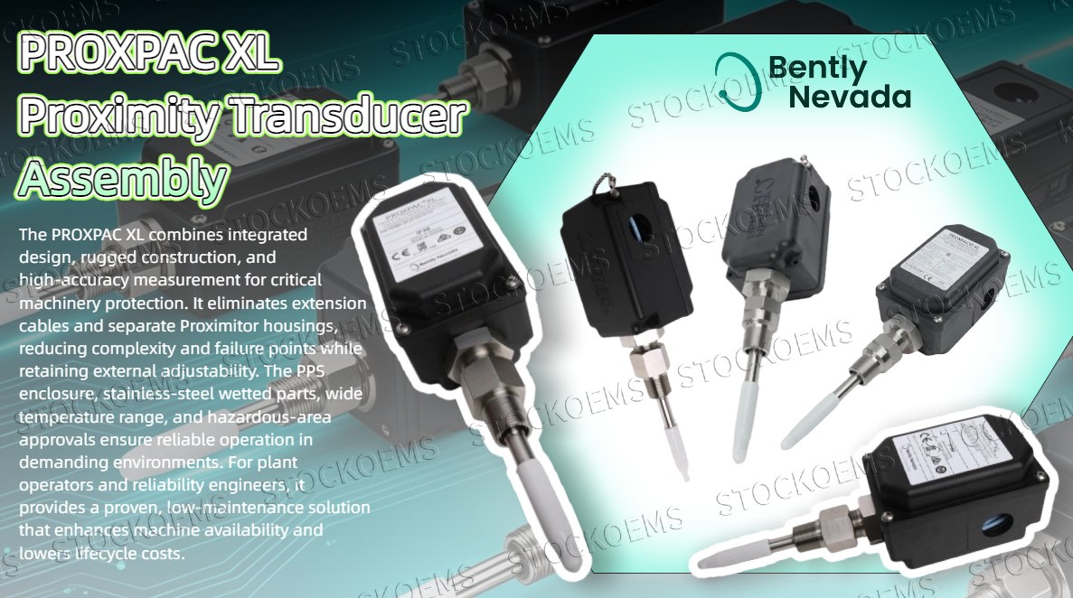 PROXPAC XL Integrates Probe and Proximitor into a Single Rugged Housing for Reliable Machine Condition Monitoring